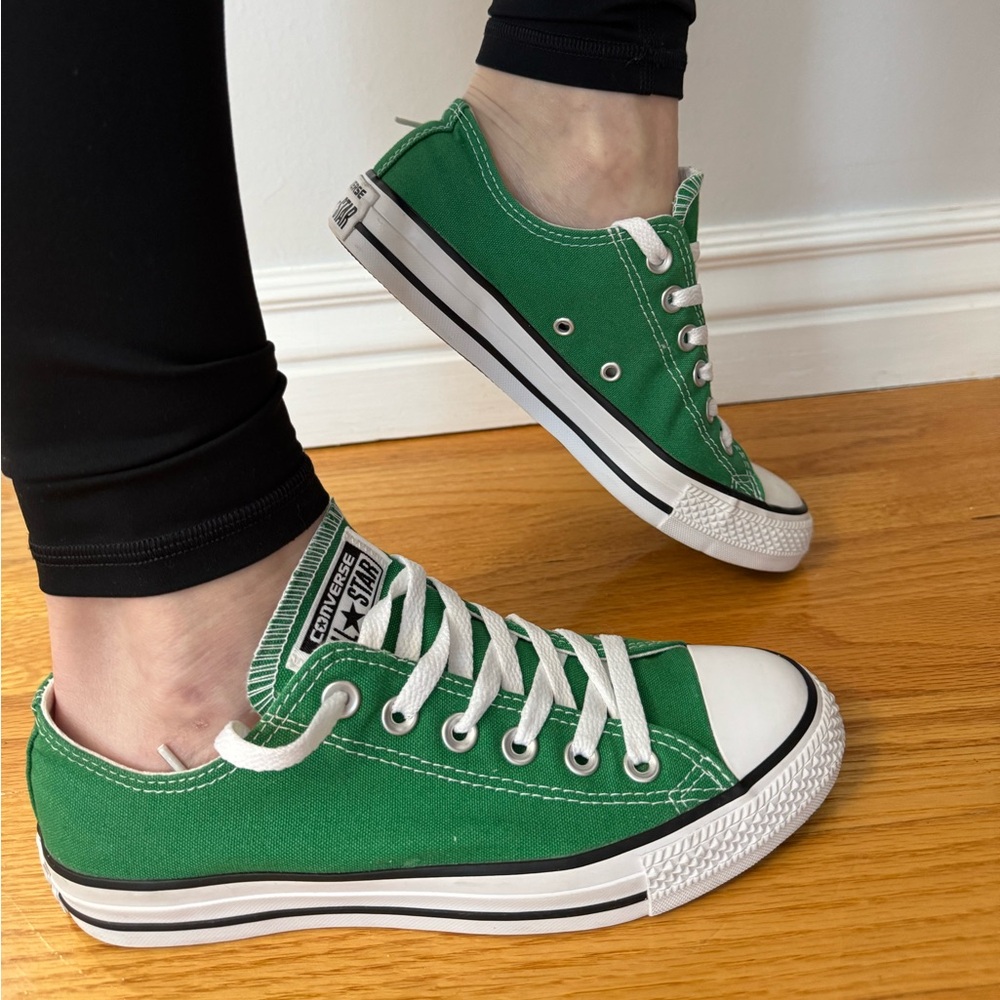 Converse Chuck Taylor All Star Green Unisex Men 5.5 Womens 7.5 8 Wario costume
